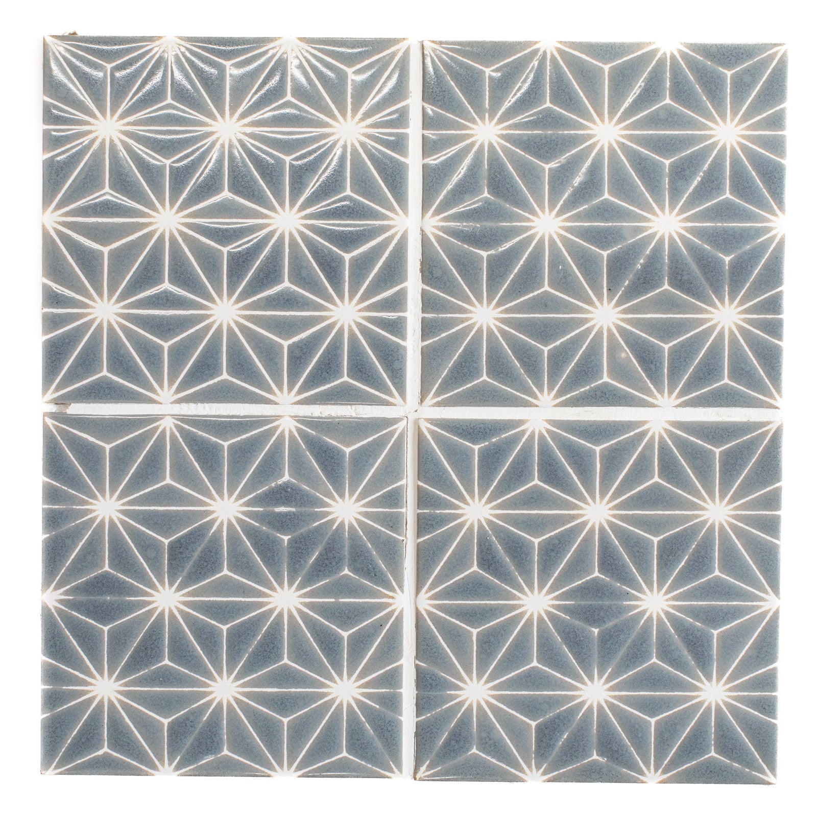 Sashiko Star | Cool Palette | Blue